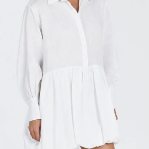 DISSH White Button-Up Dress - Picture 2 of 10